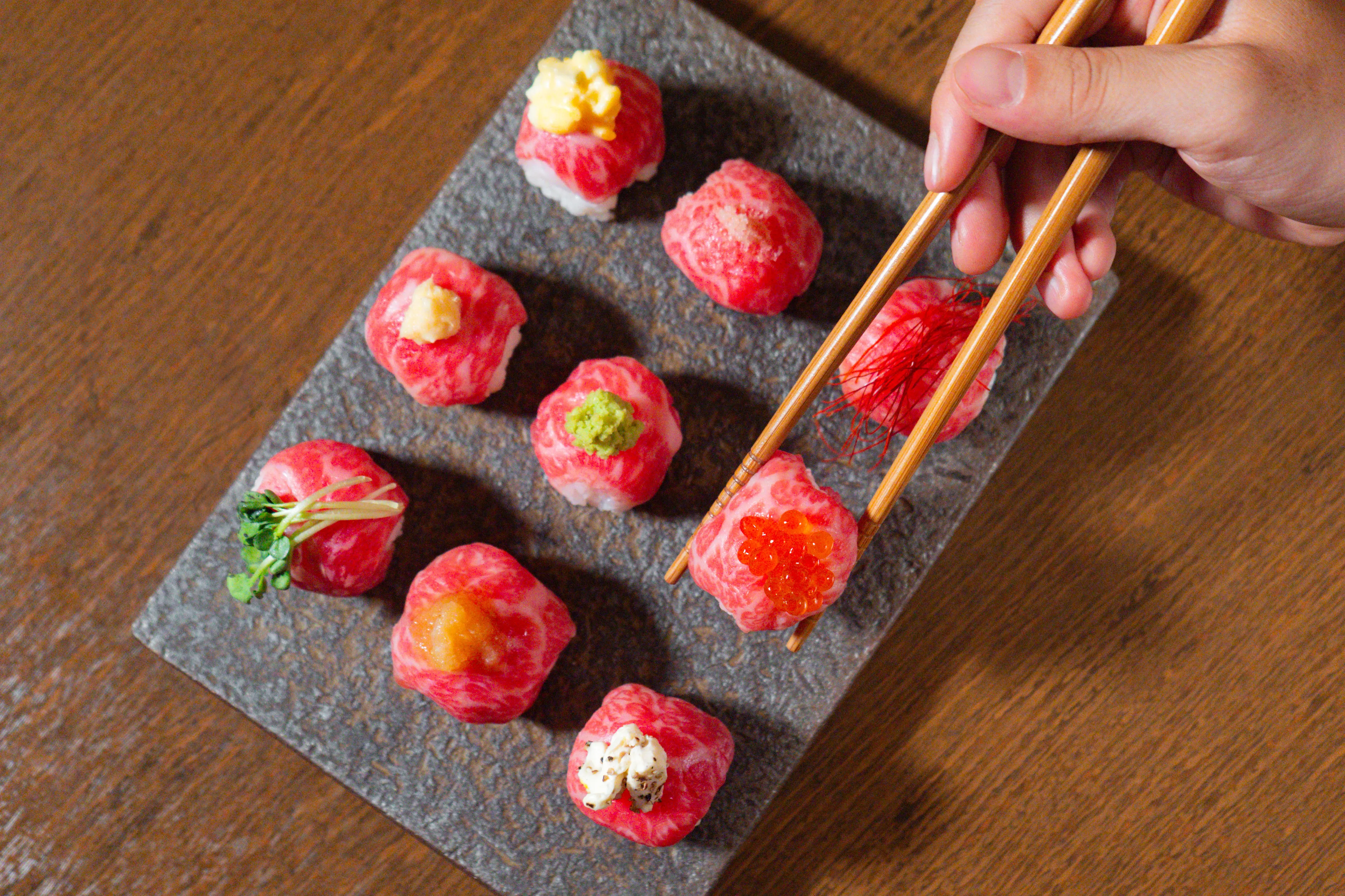 (Halal) Wagyu Beef Hamburger Steak & Teriyaki bowl Asakusa Restaurant 5W-Tokyo