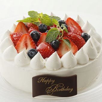 [Option] Fresh cream cake 12 cm ¥ 3,300 (10%)