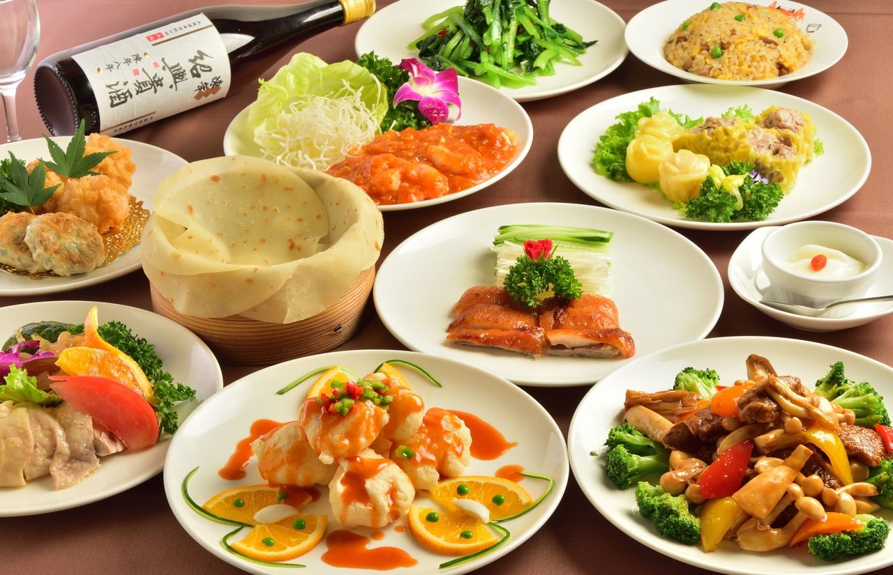 【餐飲僅需5000日圓】盡享魚翅湯、天津鴨、蝦仁辣椒、黑醋咕嚕肉等正宗中華料理<共8道菜>
