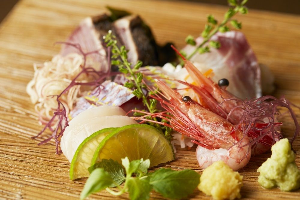 ◆A great deal for à la carte reservations ◆Cheers toast + advance + sashimi platter [3 types of sashimi set]