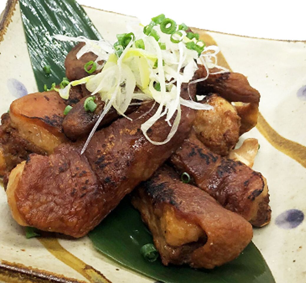 豚テールの味噌煮炙り