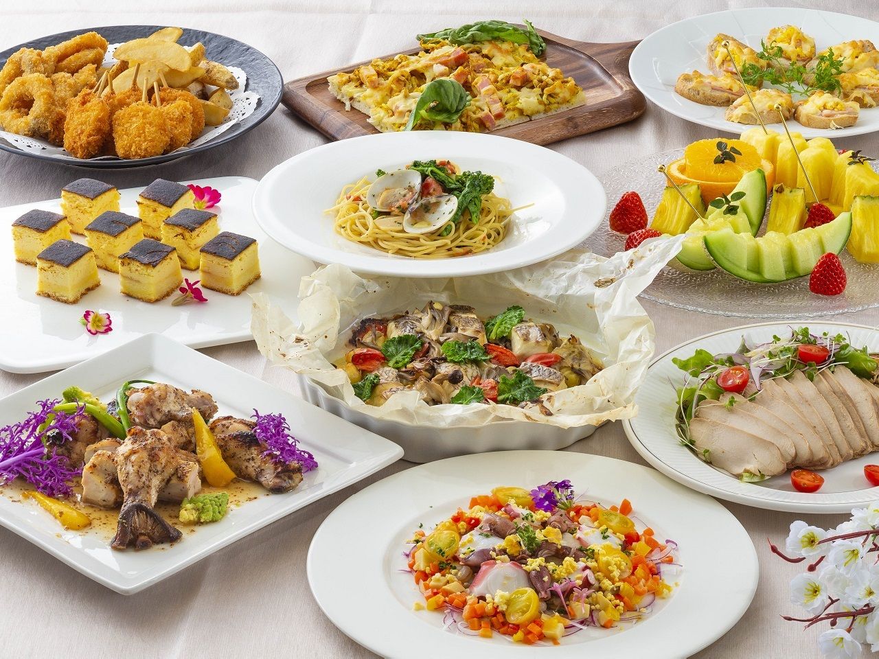 【採用時令食材的正餐】金級宴會方案