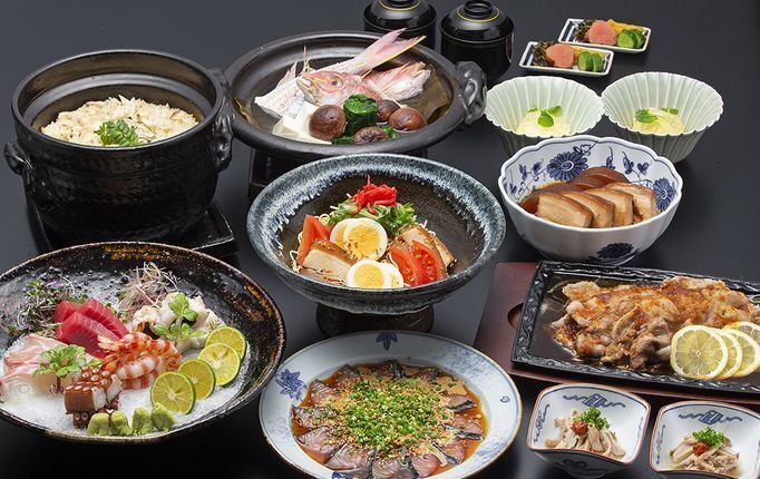 1ドリンク付き【土日祝ランチ】喝彩コース（全10品）