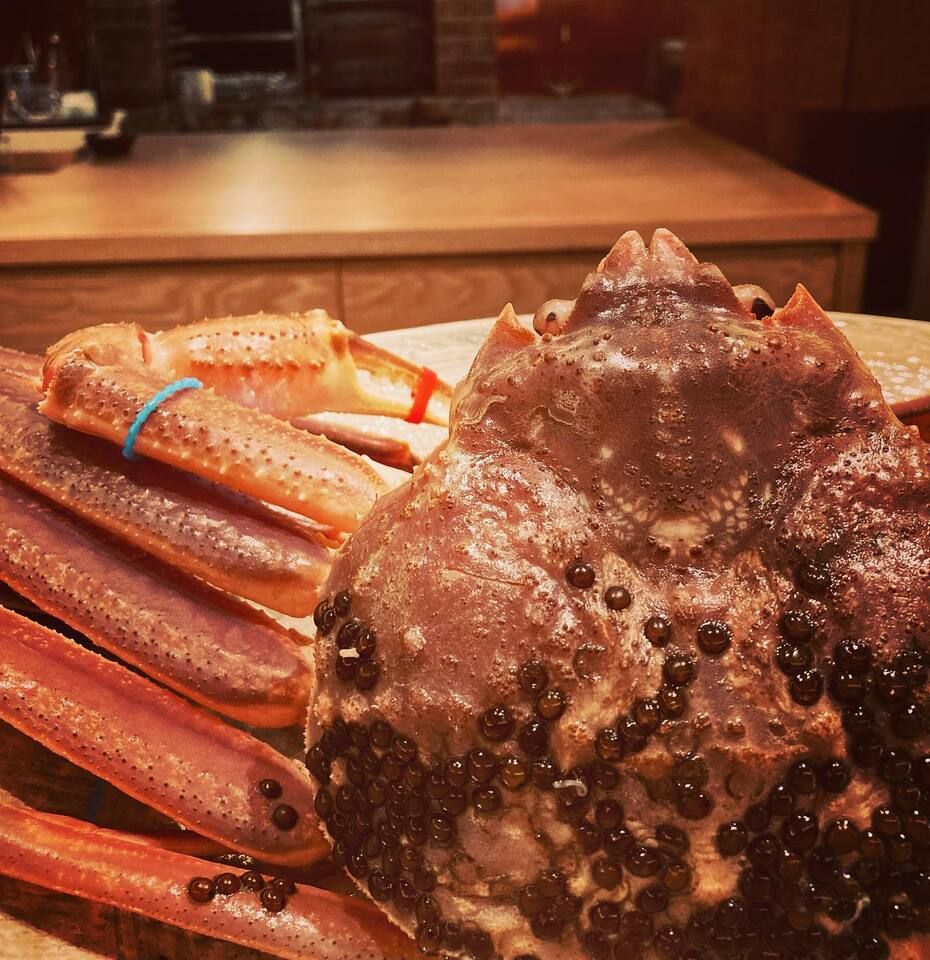 松葉蟹のコース4名様(4名様に蟹2杯）(ランチ)