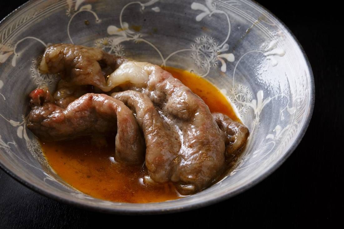 〖但馬玄-たじまぐろ-〗タルタル付き すき焼きコース Kobebeef Tajimaguro sukiyaki Course +Raw beef tartar caviar