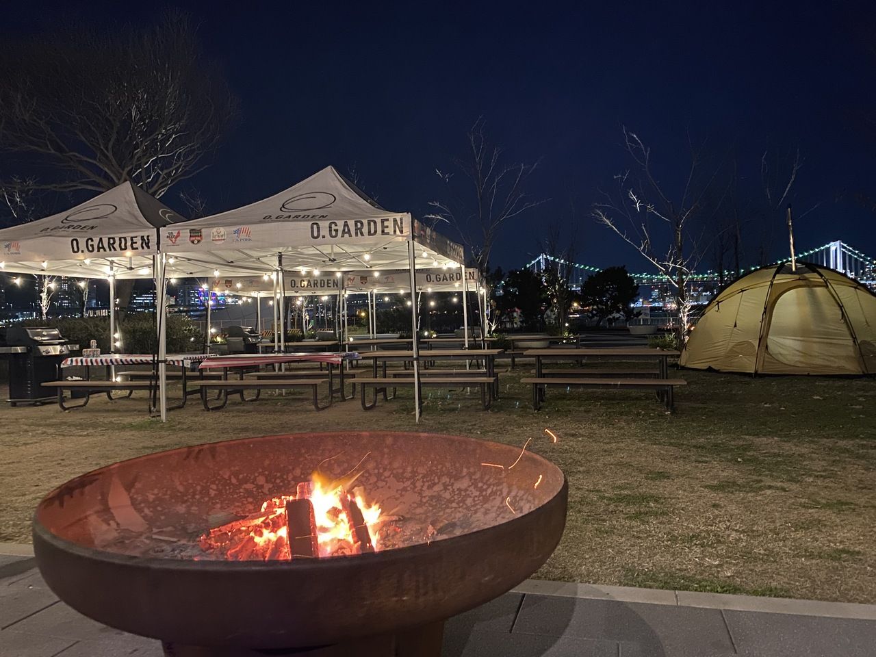 レンタル・焚火台【大】　（ディナー）