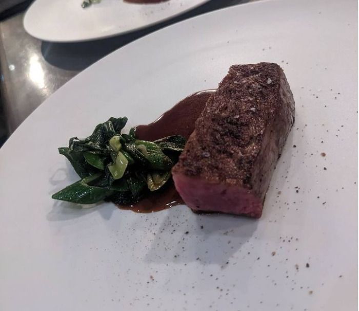 薩摩牛4パーセントの奇跡　イチボのグリルメインの全6品のコース