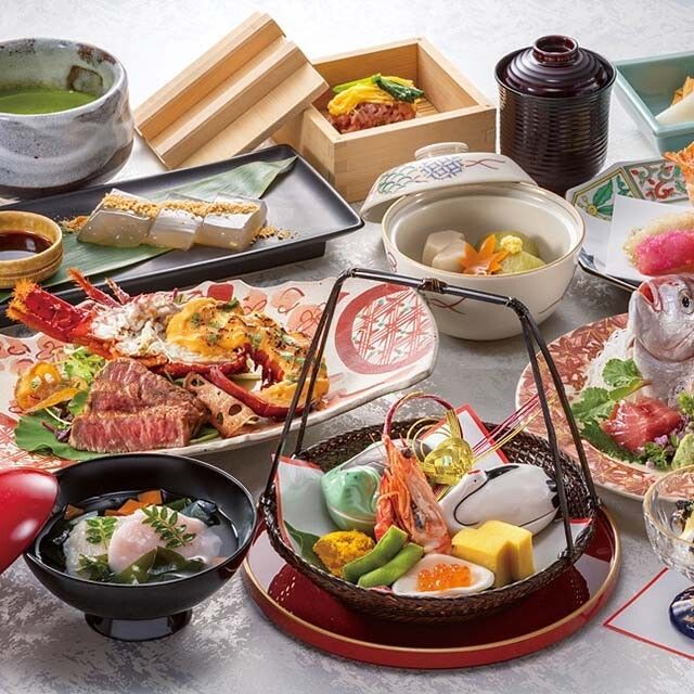 顔合わせに最適【リクエスト予約】～はなれ個室 さくらの間～お祝い会席『慶雲』（けいうん）～ランチ　<乾杯ドリンク付き>