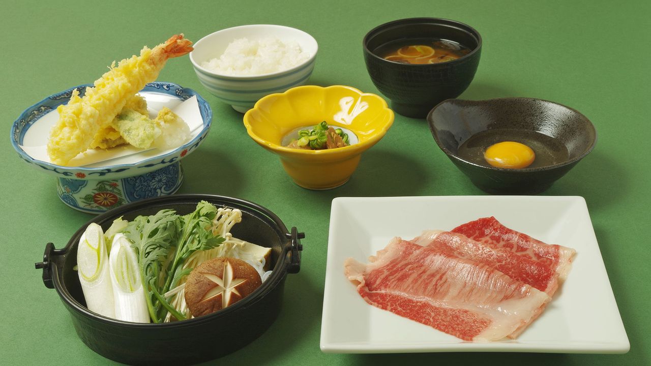 白老牛すきやき御膳