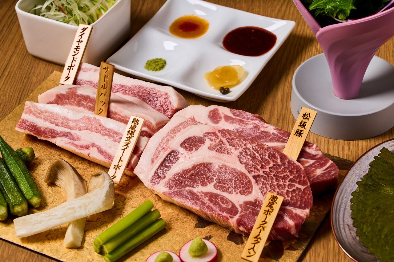 完全オリジナル 特選 銘柄豚 和風サムギョプサル【5000 YEN 230g MINI COURSE 】 ショートコース