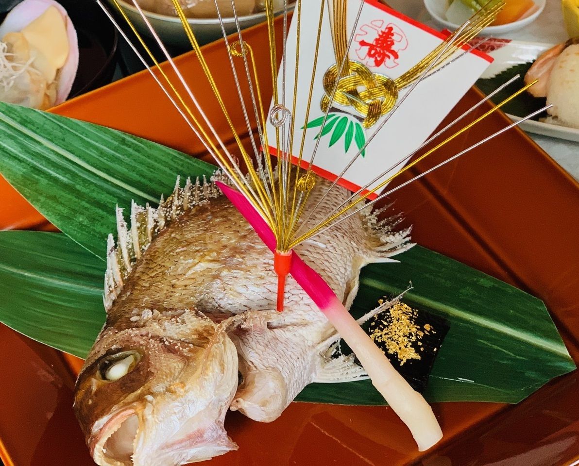  [Iwai x Celebration Plan for Engagement and Meetings] 7 dishes in total, including "Celebratory Grilled Sea Bream"