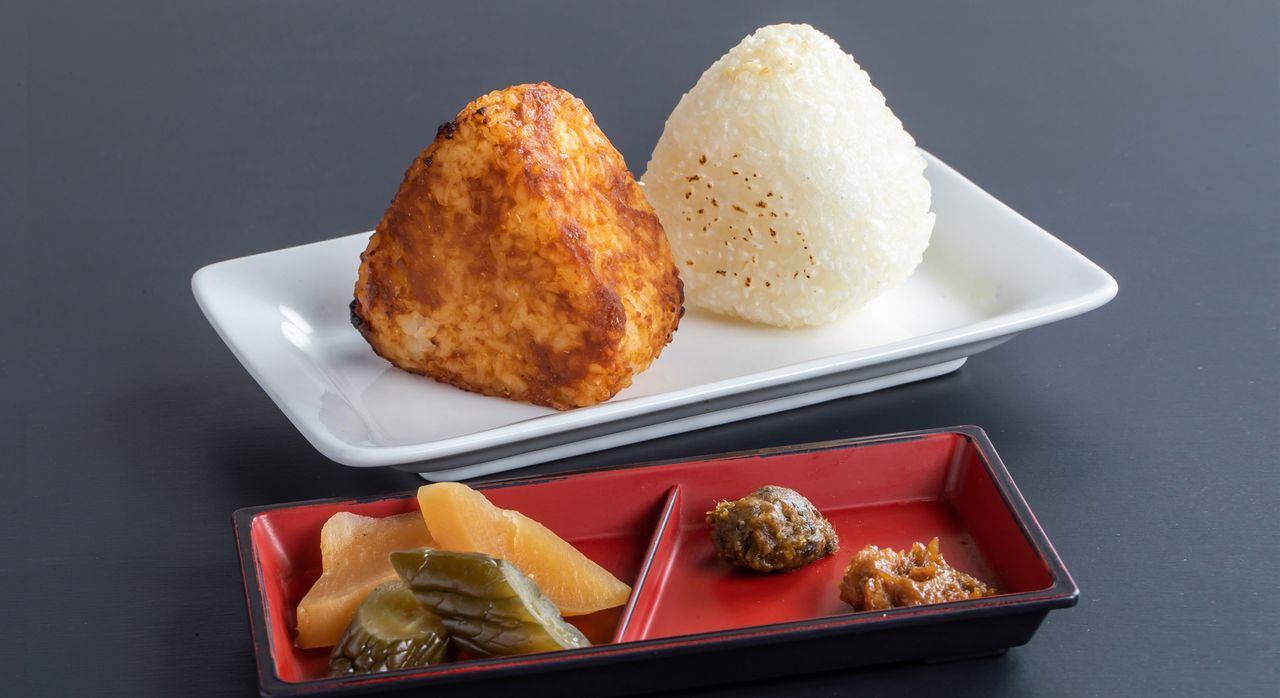 Onigiri set (orders accepted on the day)