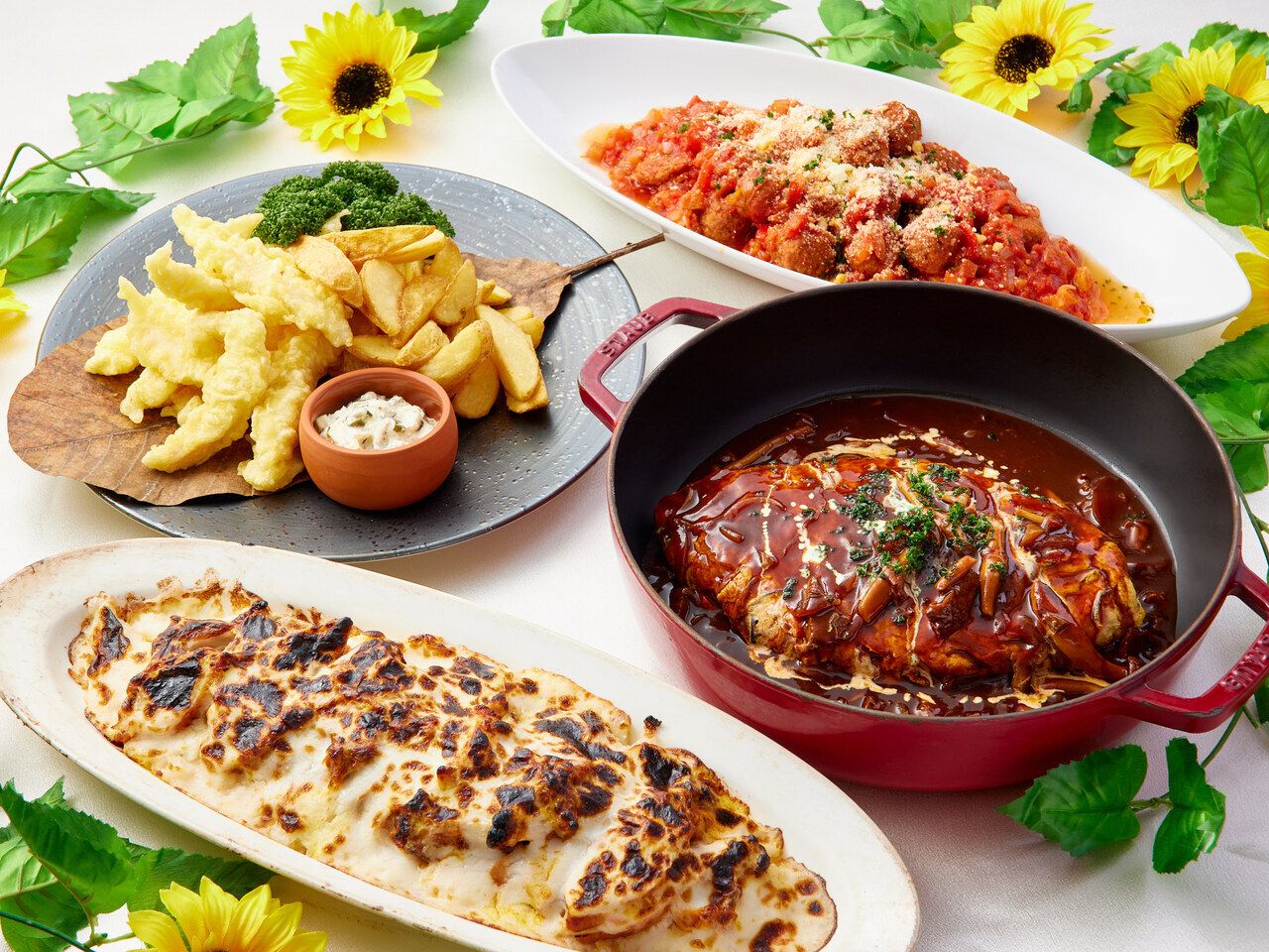 Brunch Buffet  3,740 yen → 3,190 yen