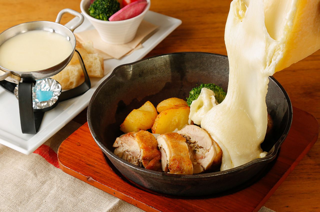 チキン＆パスタランチコース　4000円（税込）土日祝