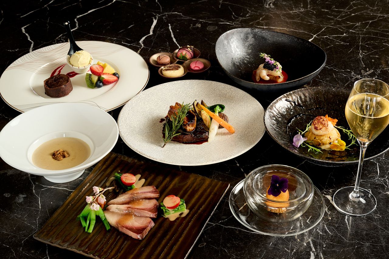 Dinner Higashiyama Course with Krug Champagne (Western Set Menu)