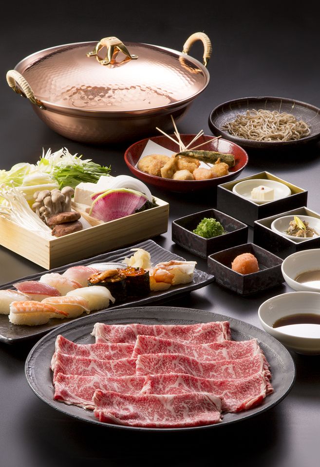 All-you-can-eat Black Wagyu Beef Shabu Shabu and Sushi