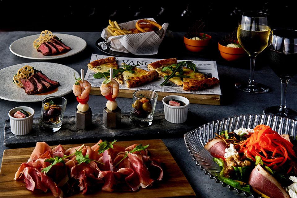 12/26～【ランチ】WEB限定★乾杯スパークリング付き★シェアスタイルで楽しむ！生ハム食べ放題クイーンコース（1ドリンク付き）