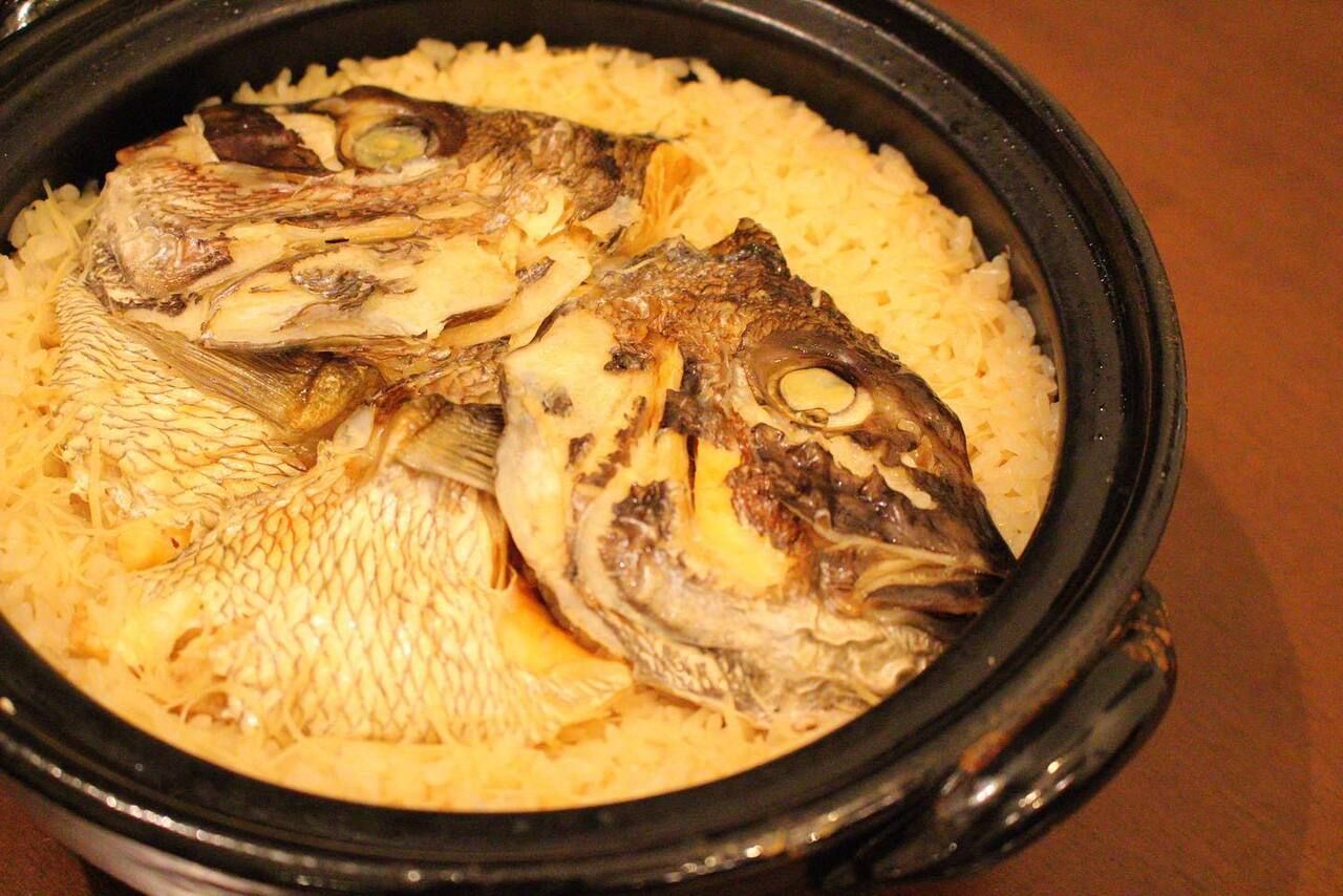 Sea bream rice course