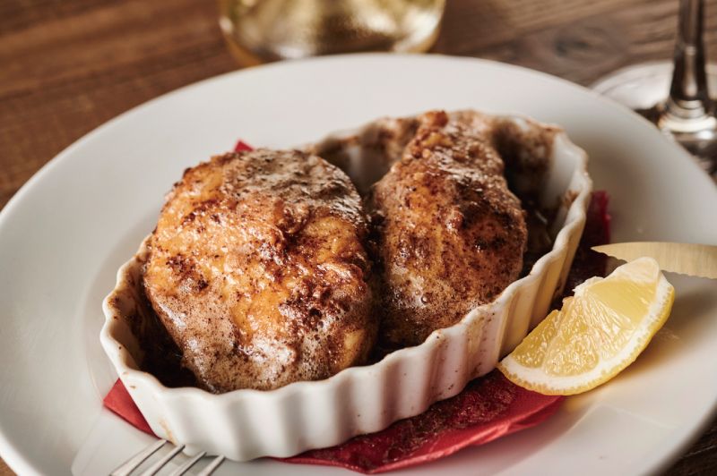 Extremely thick cut roast beef course