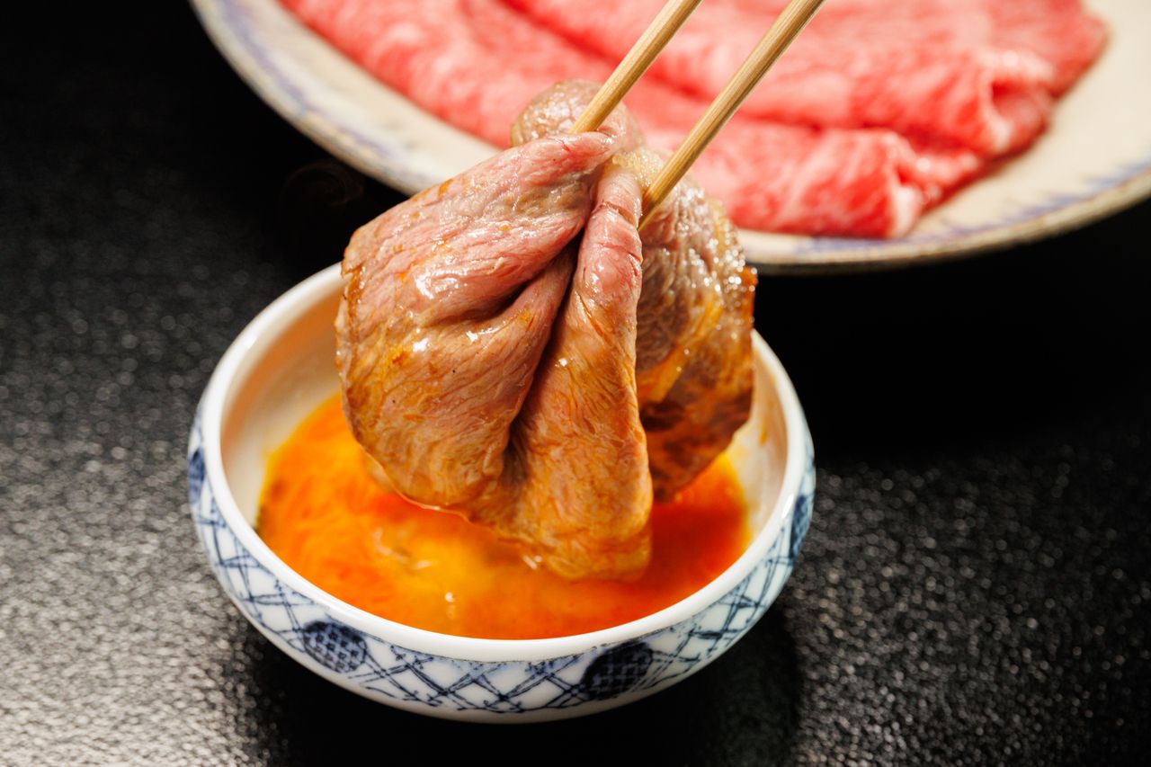 【個室プラン】土日祝限定ランチ　箔特製～すき焼き会席～