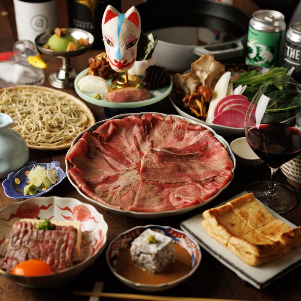 Wagyu Beef Misuji Shabu-shabu Course [All-you-can-drink included]