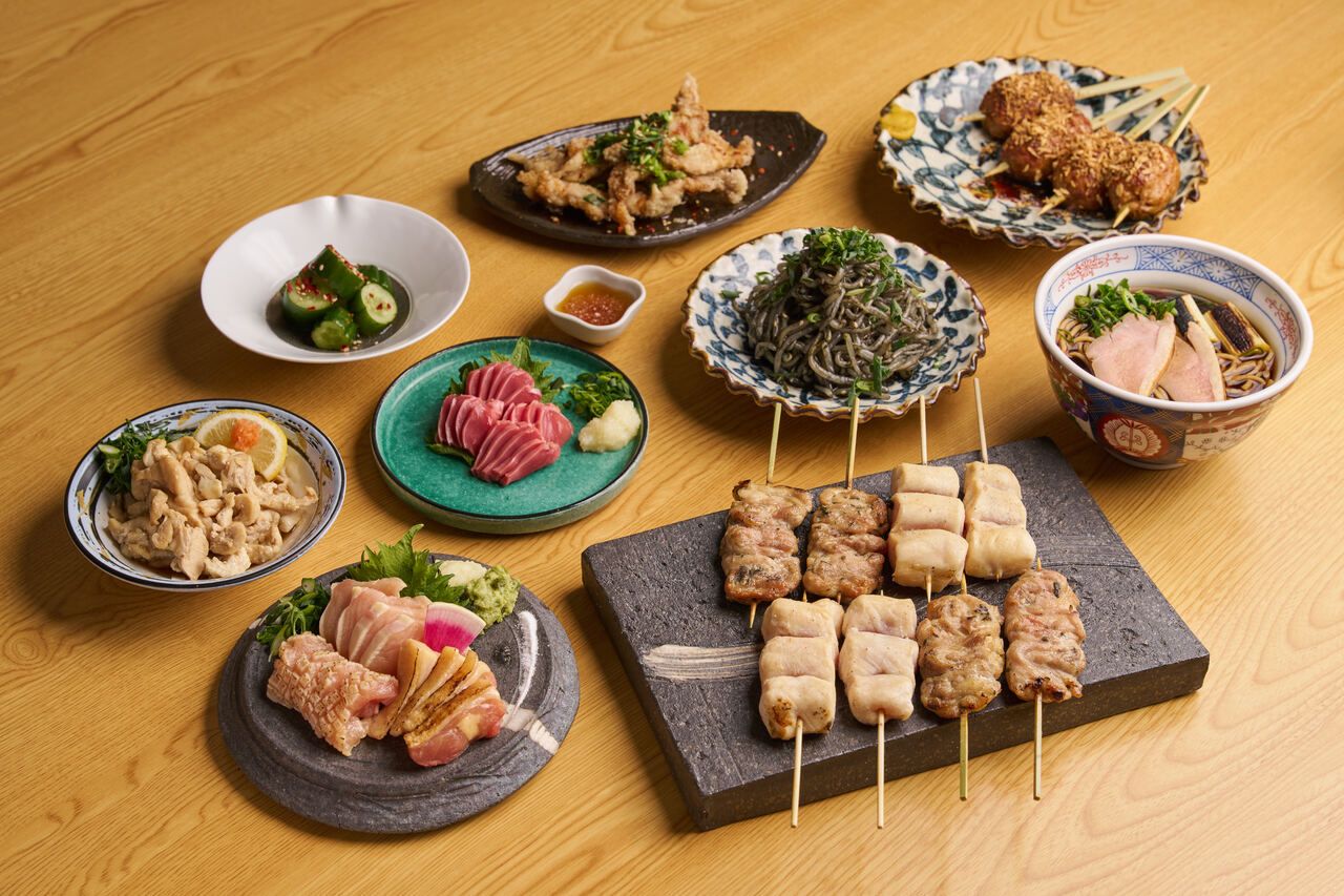 (2F) 焼鳥 とり藤 【飲み放題付き】地鶏満喫極みコース