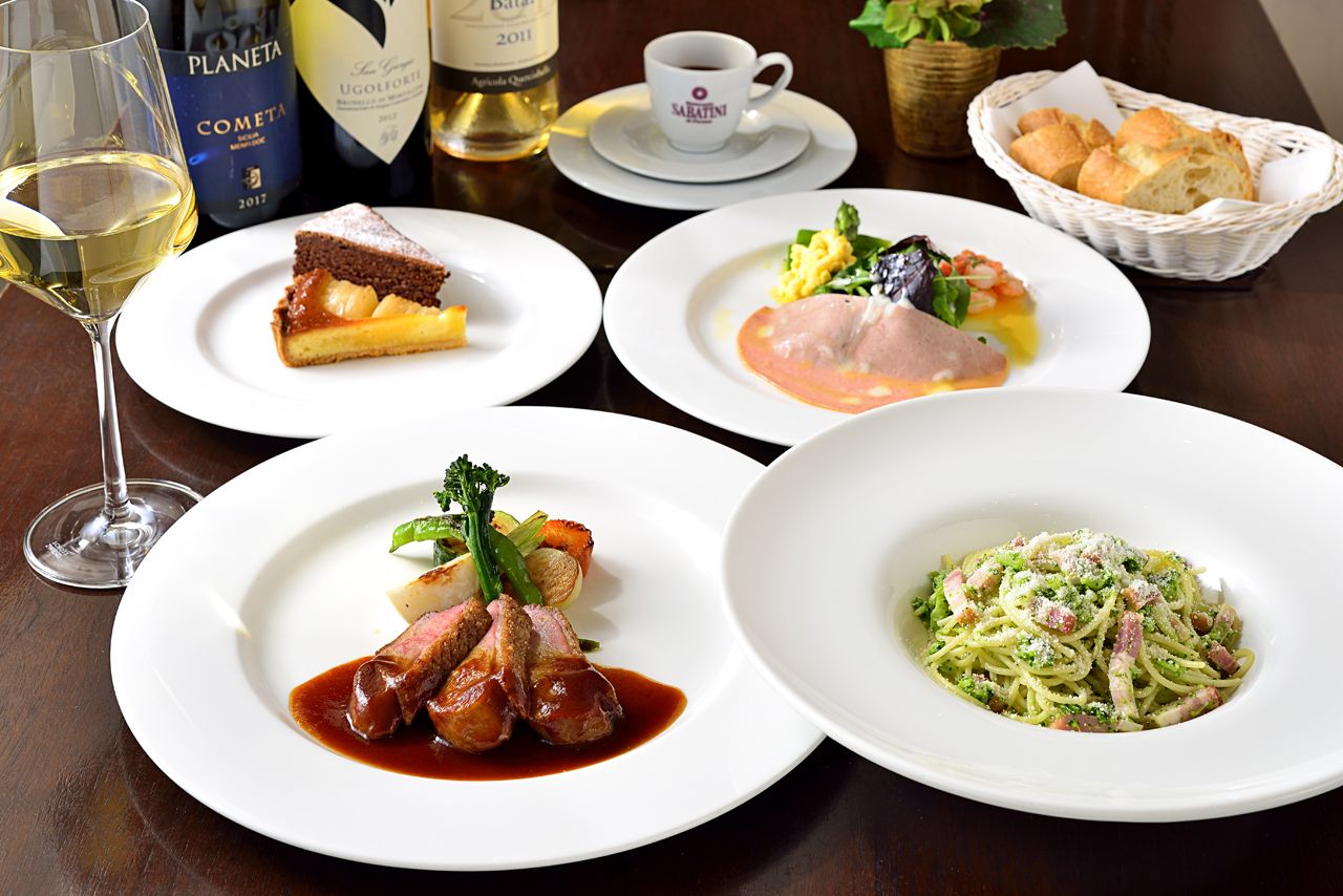 【公式 最安値保証】《月～木限定》飲み放題付きシエナコース 7,000円　全5品