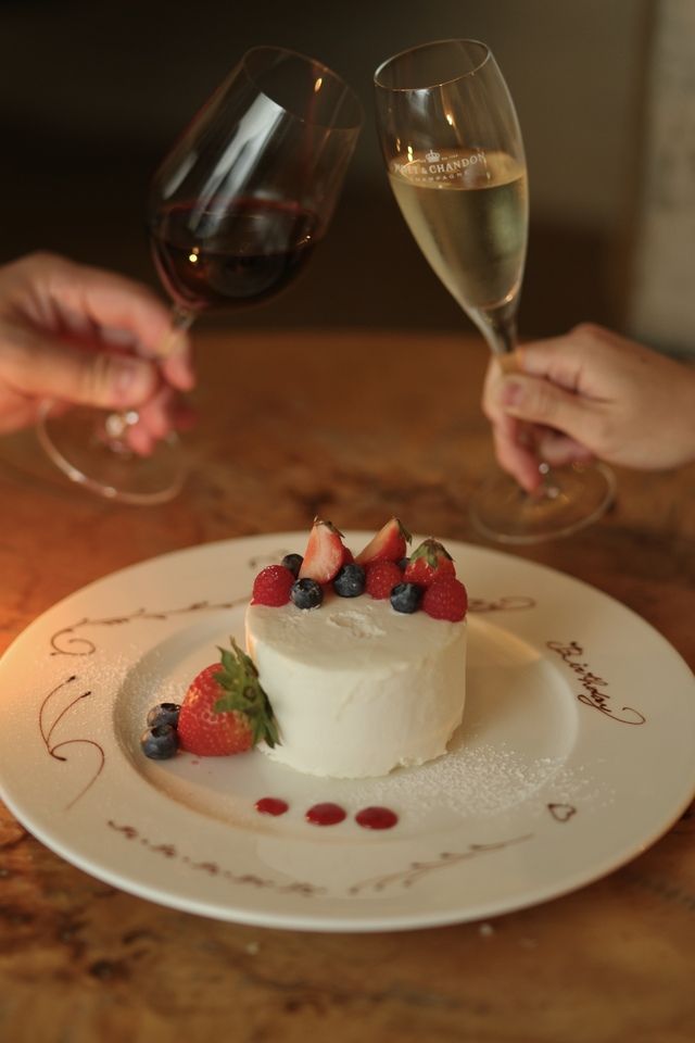 Dinner Chef's Course＋Anniversaryプレート