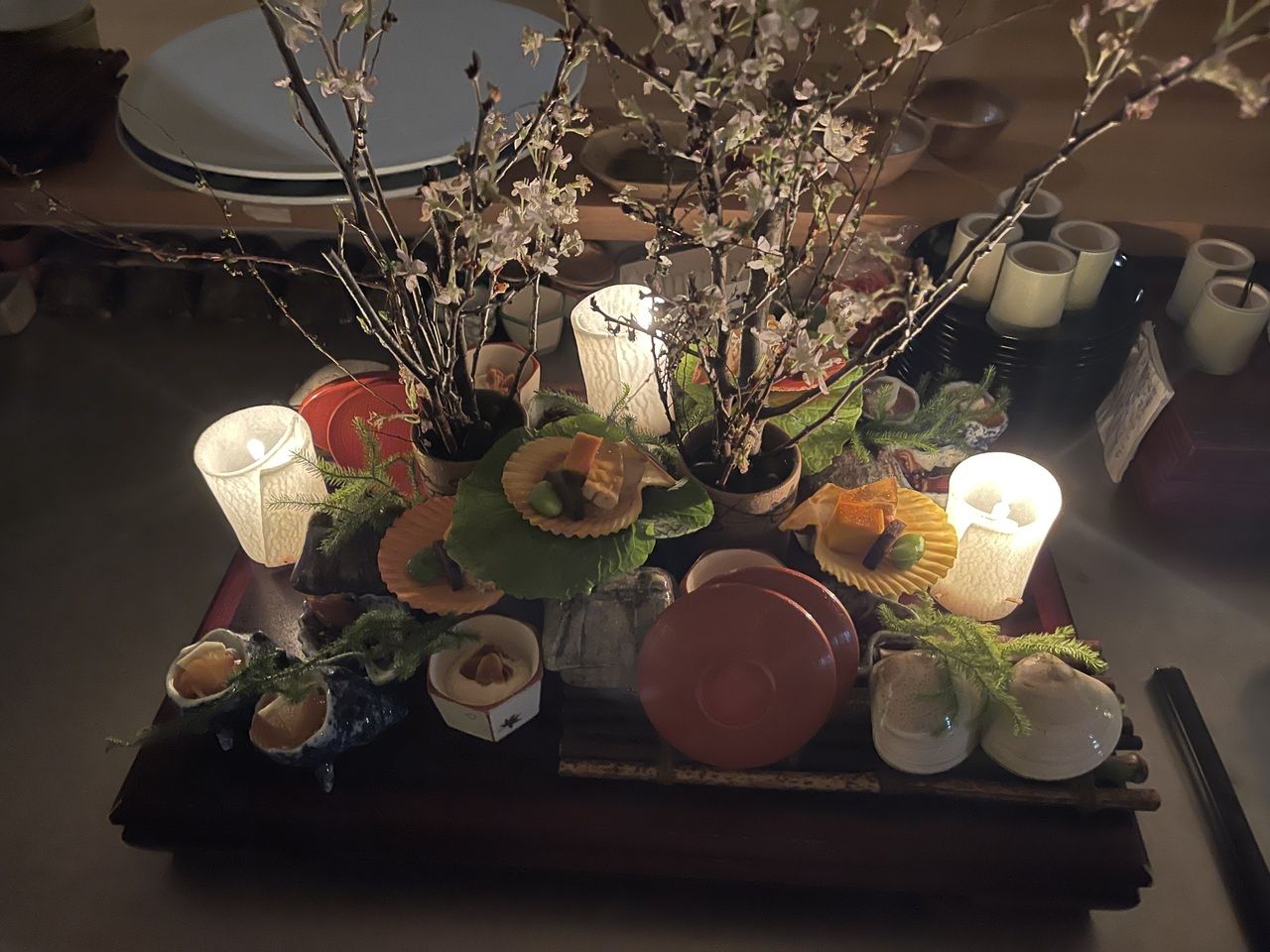 Lunch: Hana (small banquet course, 9 dishes)