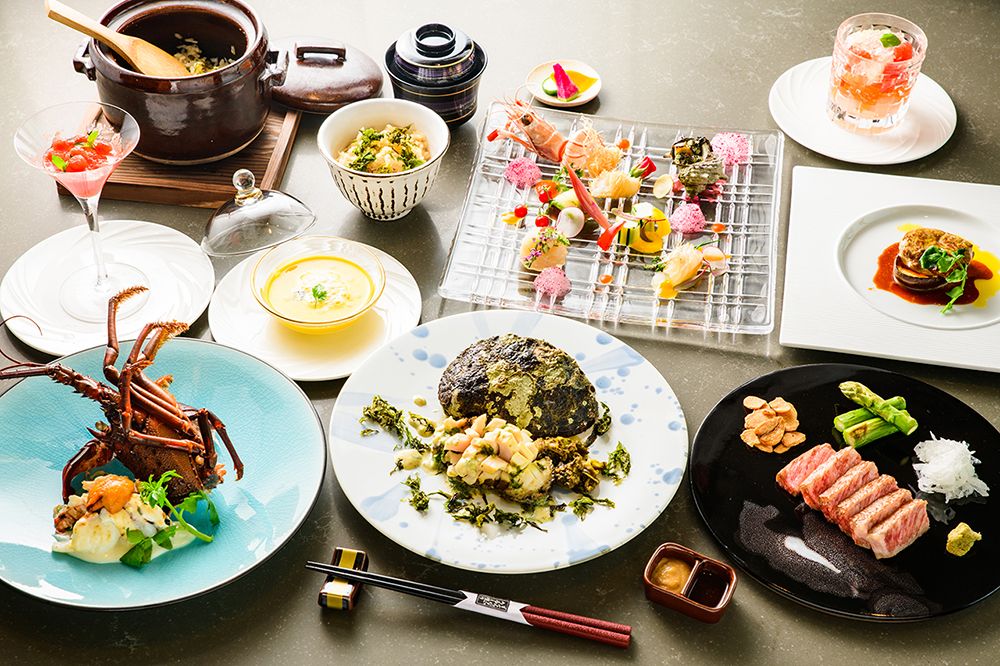 Blissful teppanyaki full course