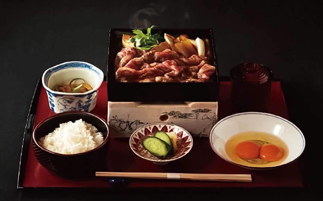【禅園名物】黒毛和牛A4サーロインのすき焼き御膳（1日10食限定）