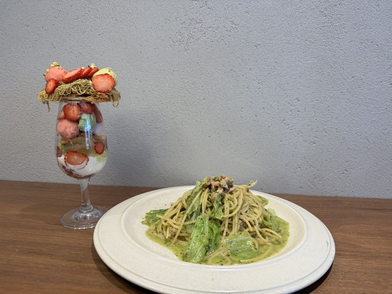 Parfait and half pasta set