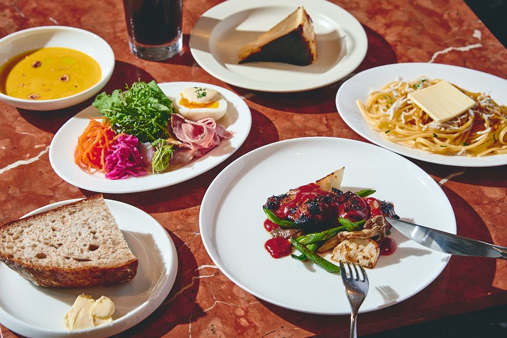 【土日祝限定/LUNCH THE ROOF COURSE】選べるメインとパスタのランチコース