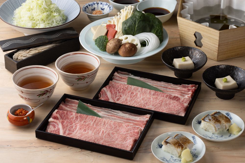 Lunch — Dashi Shabu Kaiseki “Akari” (Selected Pork & Wagyu Sirloin)