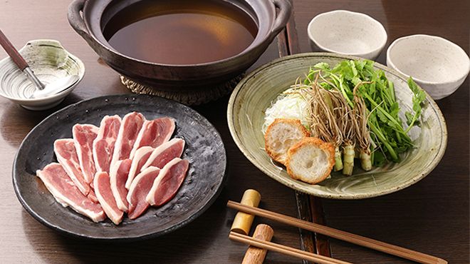 【鴨せり鍋ライトコース】