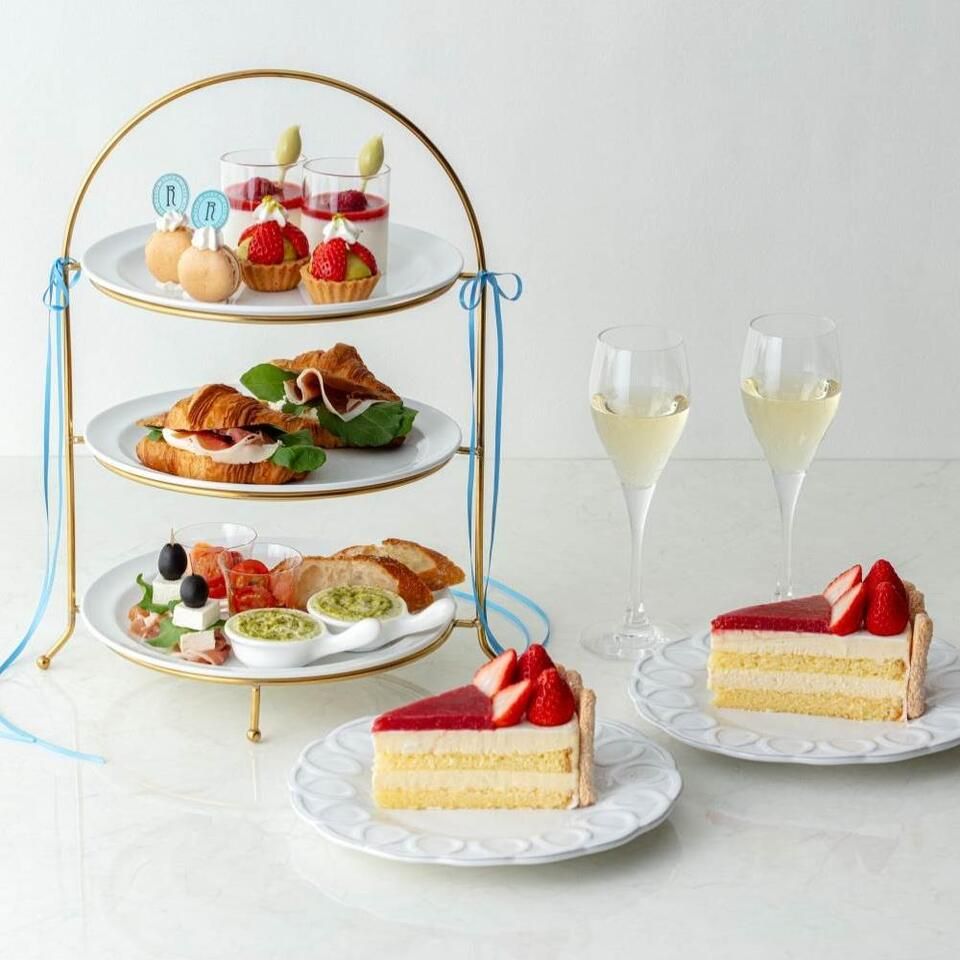 RITUEL CAFE Afternoon Tea — includes a complimentary welcome drink and an anniversary plate | Afternoon tea “RITUEL CAFE” + free-flow coffee & tea + choice of cake slice