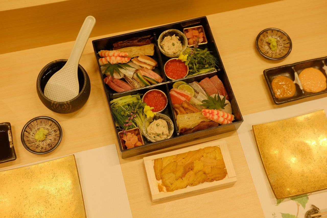 Temaki (hand- roll sushi ) course