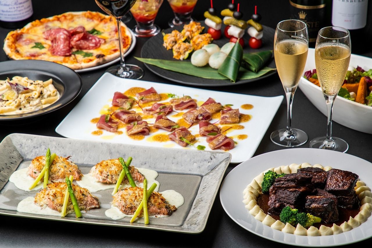 【Winter PARTY】GOLKAコース 8品【3H飲放付】7,500円(税込)　★完全個室/スパークリングワイン飲み放題★