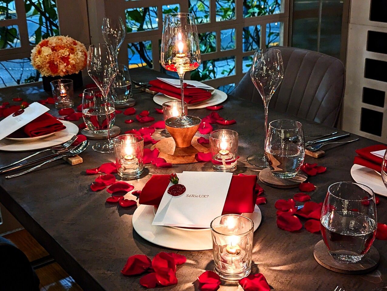 [Christmas Limited] Rose Table Setting x Chef's Special Course with Wagyu Beef and Lobster (90 minutes)