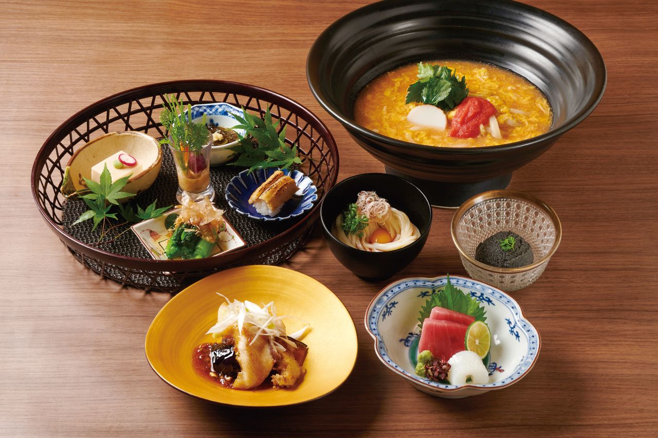 おうどんの会席＜フリードリンク＞2時間　一人前6,500円