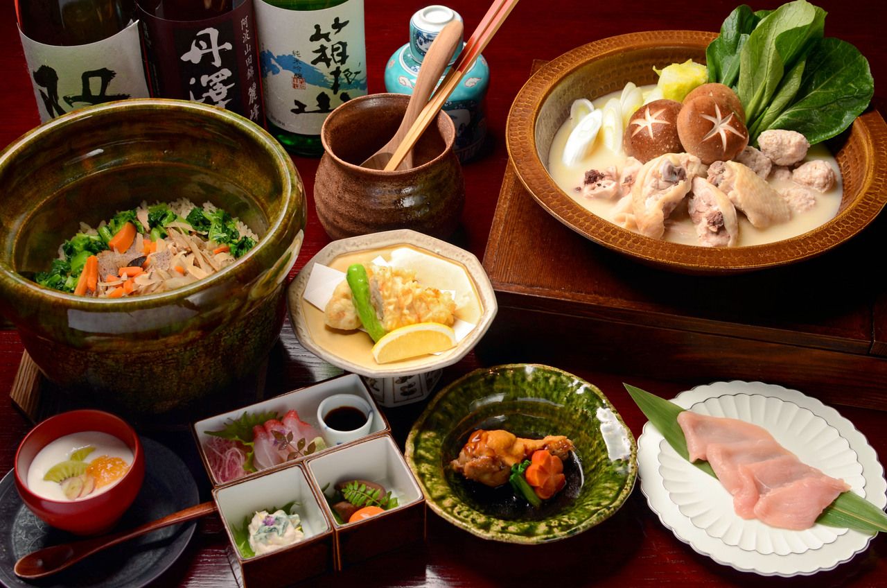 石垣(鶏の水炊き鍋)