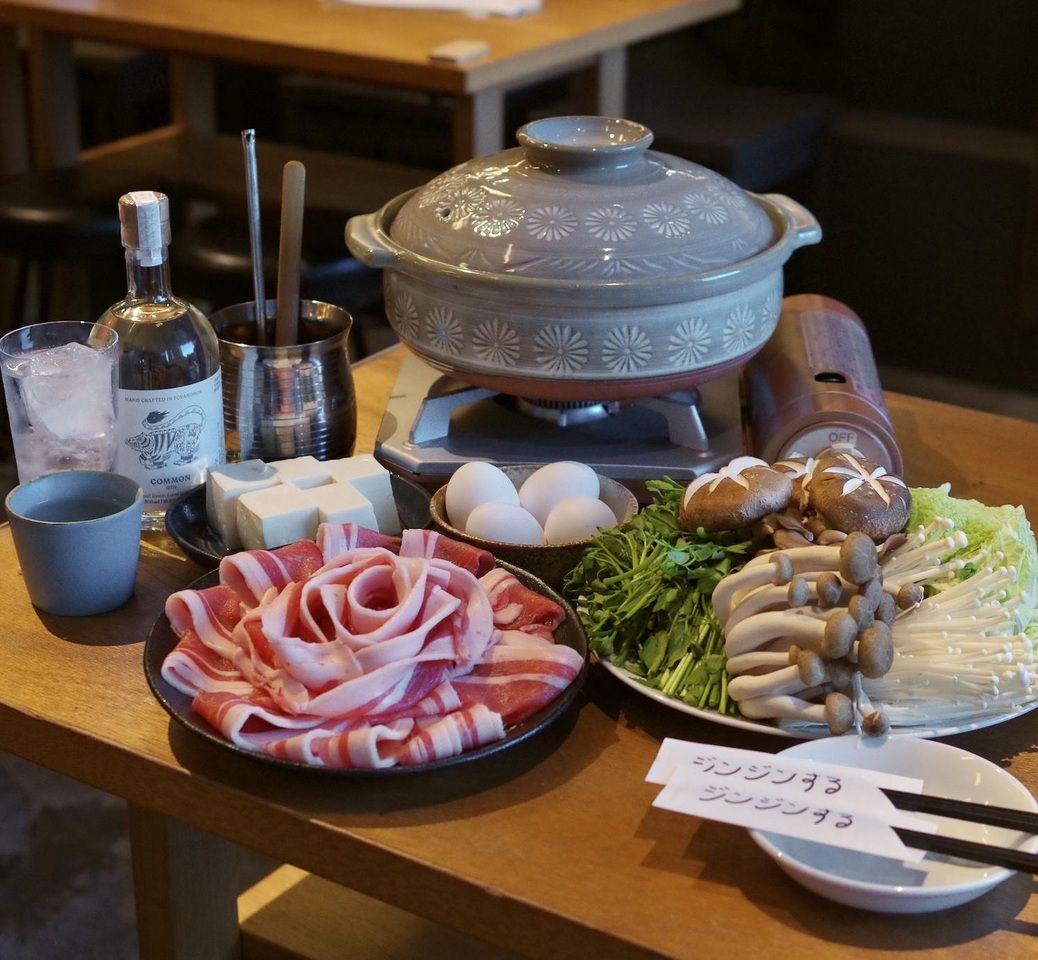 【冬限定! 大人の鍋!!】富山産・猪肉の牡丹鍋コース 【2時間】(飲み放題付き)