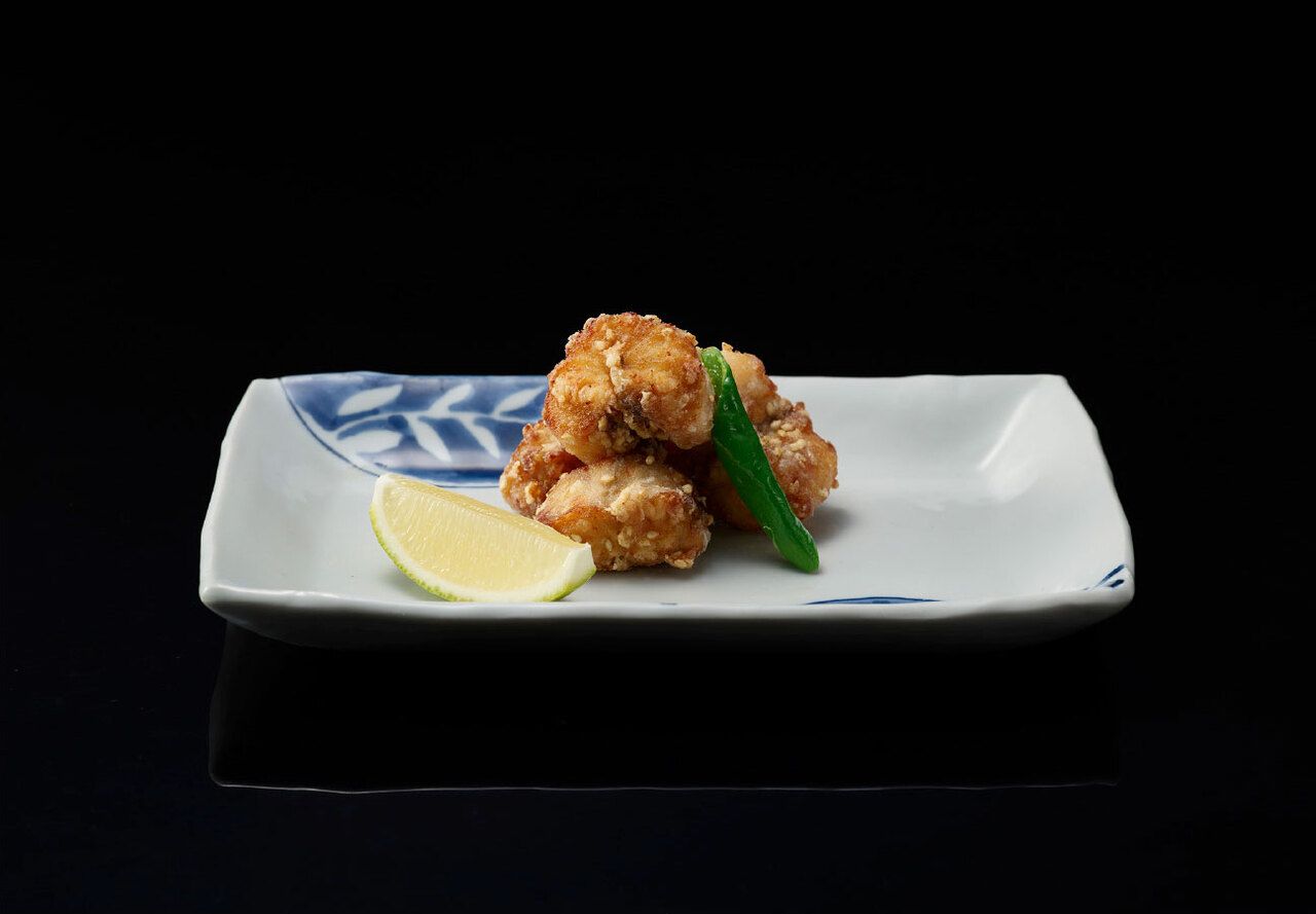 九谷五彩【ふく唐揚げ】《伊兵衛》