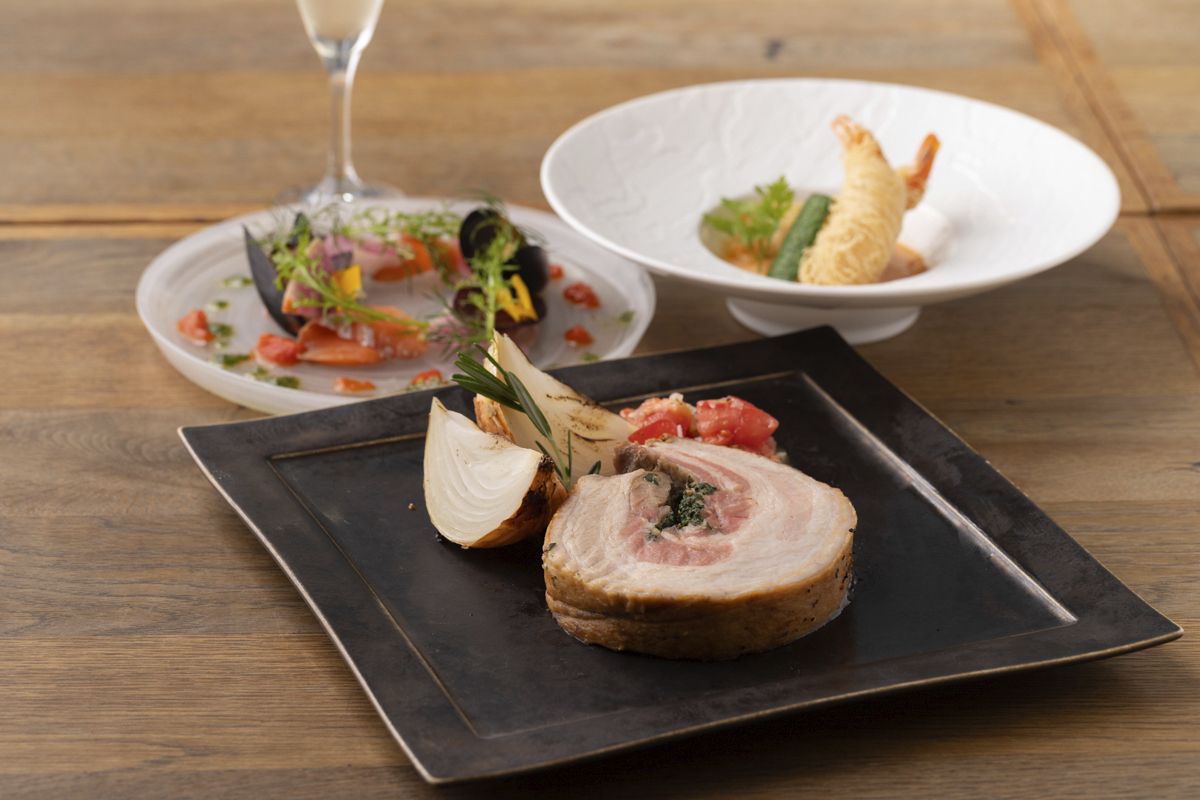 60種類の2h飲み放題付　美名豚ロースト・合鴨のリゾットなどコスパ最高スタンダードプラン　全7品　【～ricordo course～】