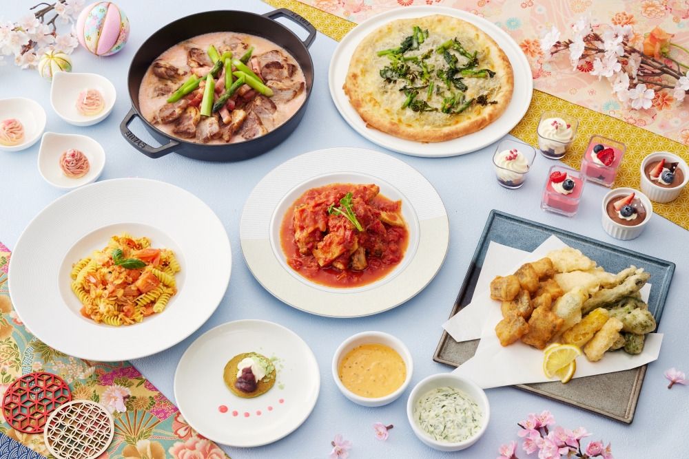 [Popular Lunch Buffet] Specialty seafood bowls and monthly sweets 