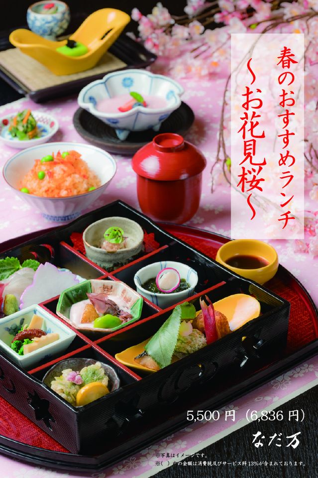 Recommended Spring Lunch "Ohanami Sakura"