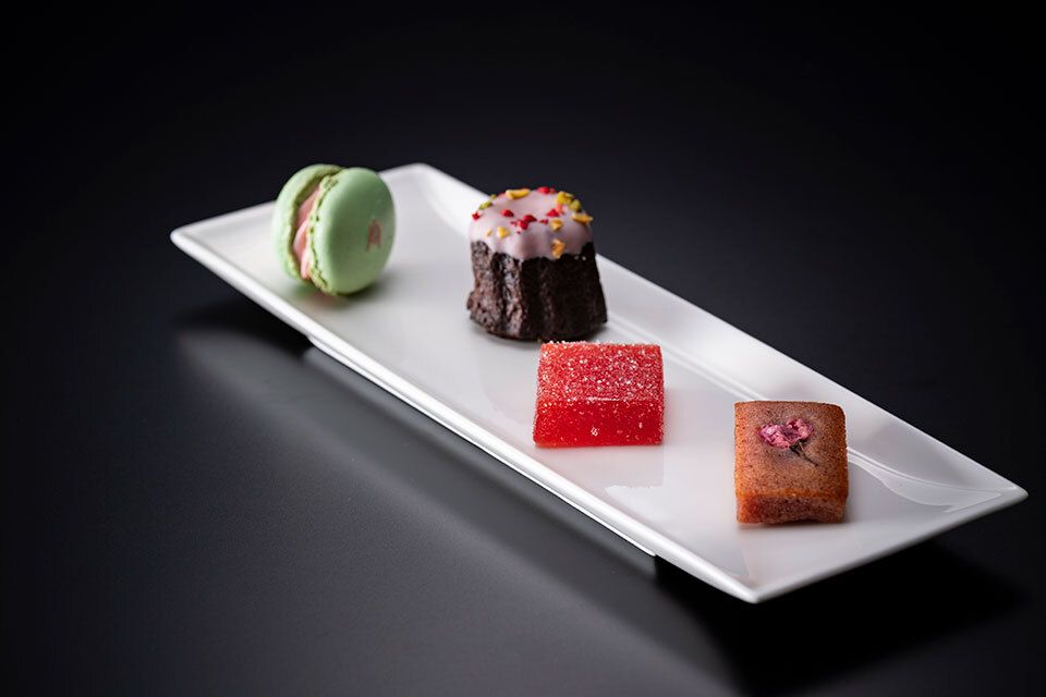 Assorted Petits Fours and Beverage Combo