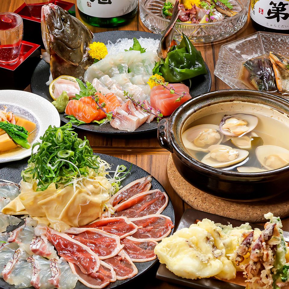 [Summer limited plan] A banquet plan featuring the summer delicacy "hamo" ☆ Sashimi, wagyu beef, etc. 7,000 yen (all-you-can-drink included)