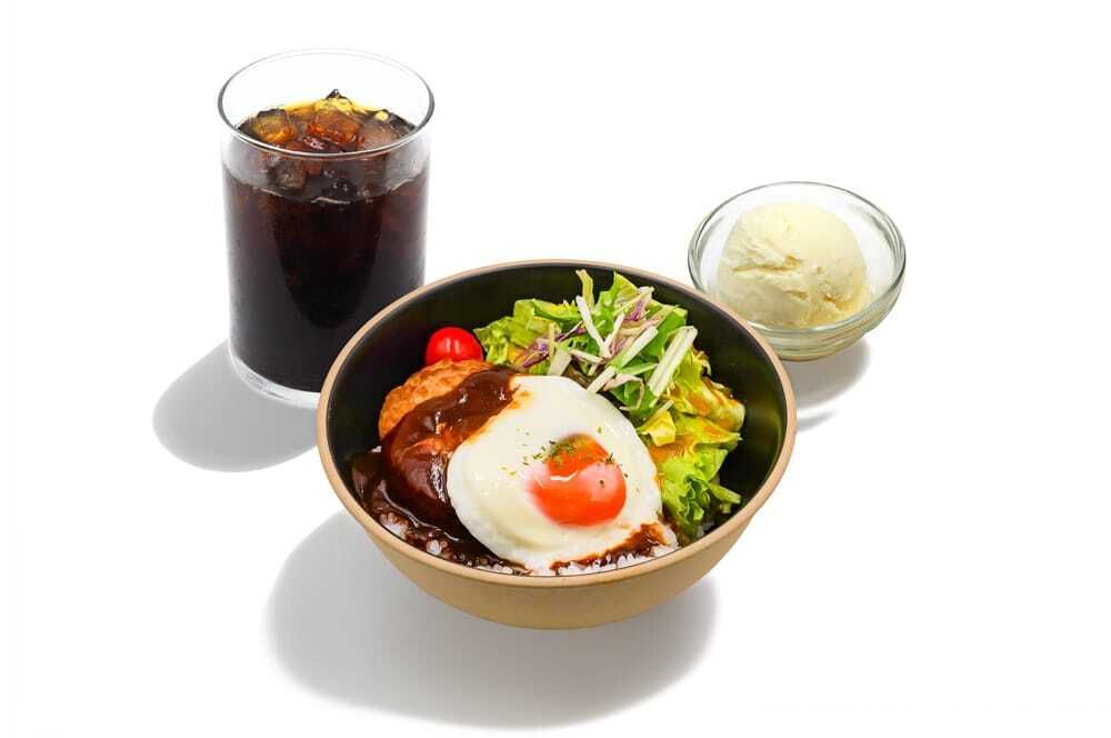 Your choice of rice bowl + drink + homemade gelato