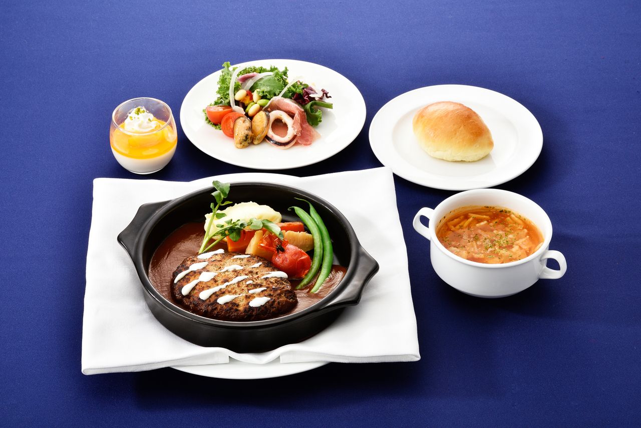 【D】煮込みハンバーグセット